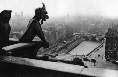 Seinen set fra et tårn i Notre Dame, Paris, 1931. af Ernest Flammarion
