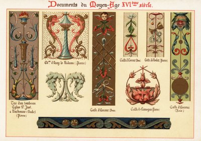 Designelementer fra 1500-tallet. af Ernest Guillot
