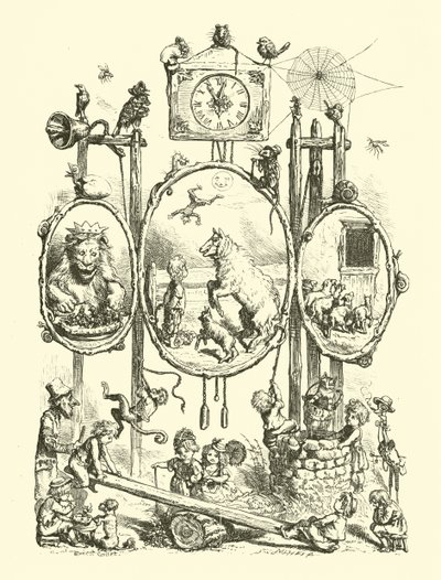 Nationale Nursery Rhymes, Frontispice af Ernest Henry Griset