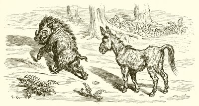 Ornen og æselet af Ernest Henry Griset