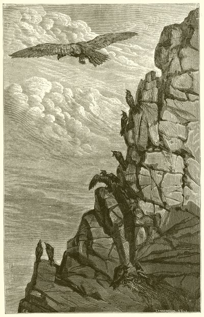 Ørnen og kragen af Ernest Henry Griset