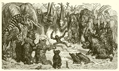 Ræven og Aben af Ernest Henry Griset