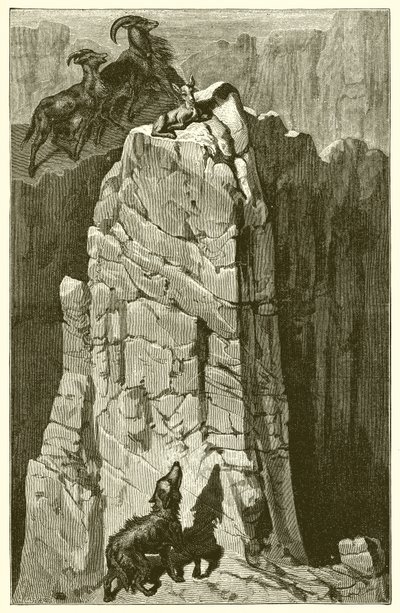 Barnet og ulven af Ernest Henry Griset