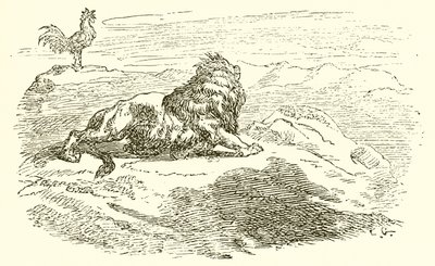 Løven og elefanten af Ernest Henry Griset