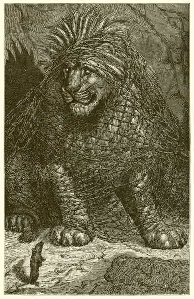 Løven og musen af Ernest Henry Griset