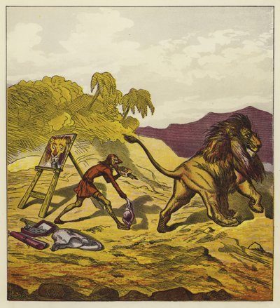 Løven forlader John Bold af Ernest Henry Griset
