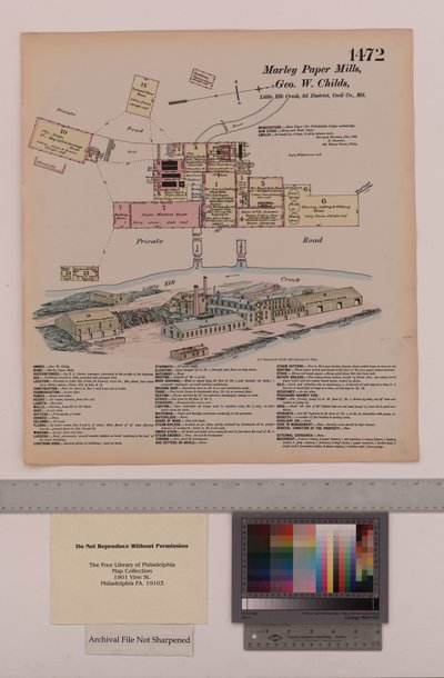 Marley Paper Mills, Maryland, Hexamer General Surveys, 1880 af Ernest Hexamer