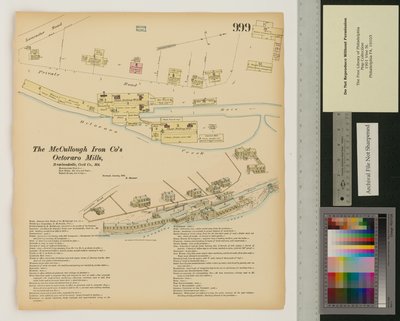 Octoraro Mills, Rowlandville, Maryland, Hexamer General Surveys, 1876 af Ernest Hexamer