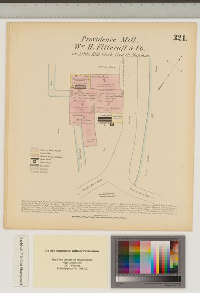 Providence Mill, Little Elk Creek, Maryland, Hexamer General Surveys af Ernest Hexamer