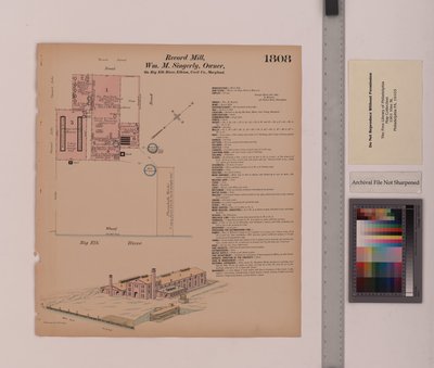 Record Mill, Elkton, Maryland, Hexamer General Surveys, 1884 af Ernest Hexamer
