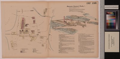 Bind 14, Rancocas Chemical Works, Hexamer General Surveys, Burlington, New Jersey, 1878 af Ernest Hexamer