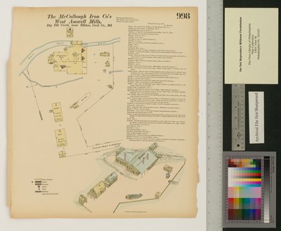 West Amwell Mill, Big Elk Creek, Maryland, Hexamer General Surveys, 1876 af Ernest Hexamer