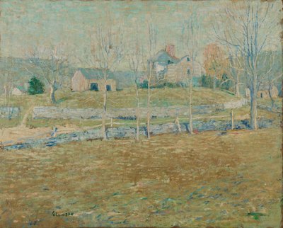 En forladt gård af Ernest Lawson