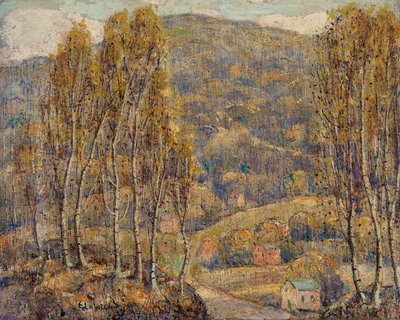 Bøge, n.d. af Ernest Lawson