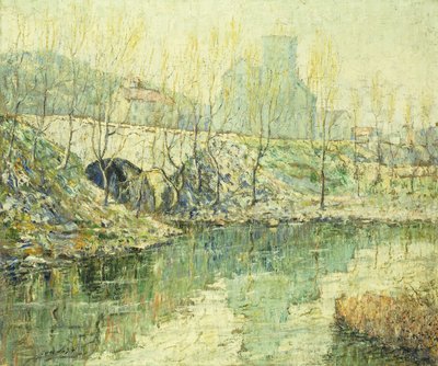 Tidligt forår af Ernest Lawson