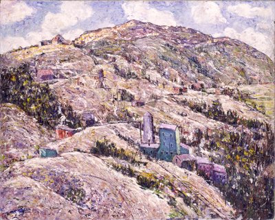 Guldminedrift, Cripple Creek af Ernest Lawson