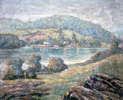 Morning Light, River Valley, Connecticut, 1919 af Ernest Lawson