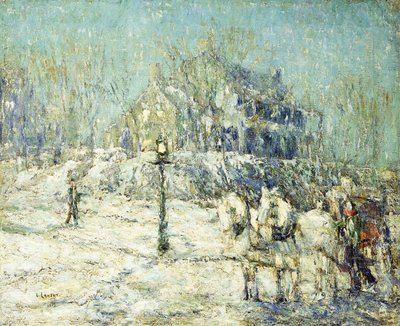 Dyckmanhuset af Ernest Lawson