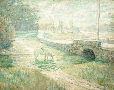 Den Hvide Hest af Ernest Lawson