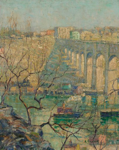 Udsigt over broen af Ernest Lawson