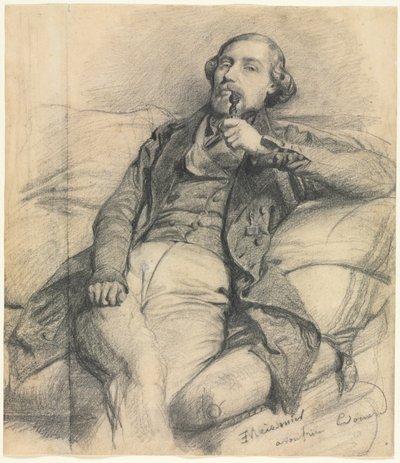 Mand, der ryger, 1800-tallet. af Jean Louis Ernest Meissonier