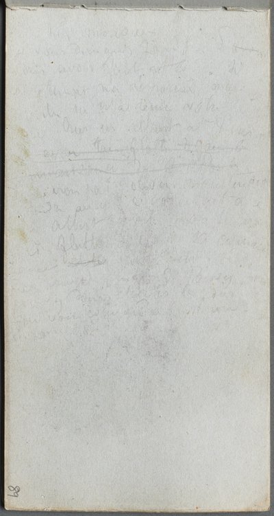 Skitsebog, side 89: Noter. af Jean Louis Ernest Meissonier