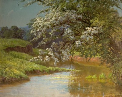 maj blomstrer, 1910 af Ernest Owen Cooke