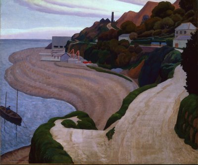 Newlyn og Mousehole Road af Ernest Procter