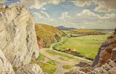 Op ad bakke fra nord af Ernest Procter