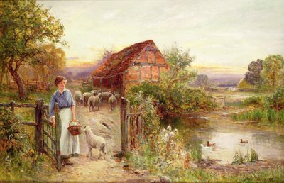 At bringe fårene hjem af Ernest Walbourn