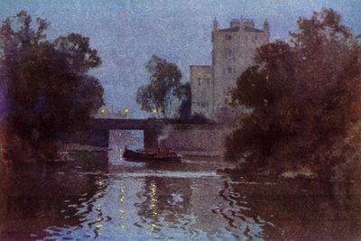 "Venedig i London", Paddington (farve litho) af Ernest William Haslehust