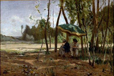 Malernes maleri af Ernesto Rayper (1840-1873) Genes Galleria d