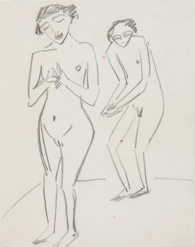 Mand og kvinde af Ernst Ludwig Kirchner