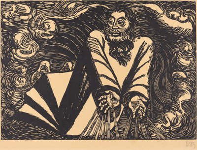 Den første dag, 1920. af Ernst Barlach