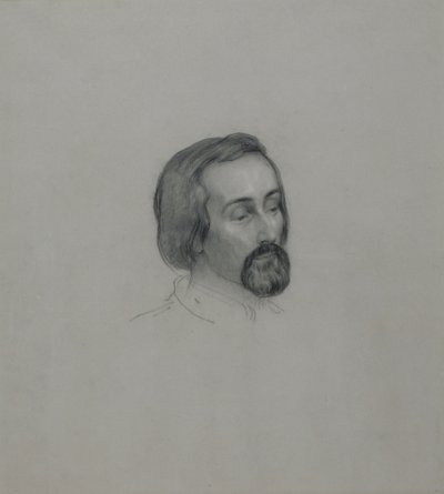 Portræt af digteren Heinrich Heine 1797-1856, 1851 af Ernst Benedikt Kietz