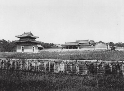Siling, Chihli, et gravtempel (s/h-foto) af Ernst Boerschmann