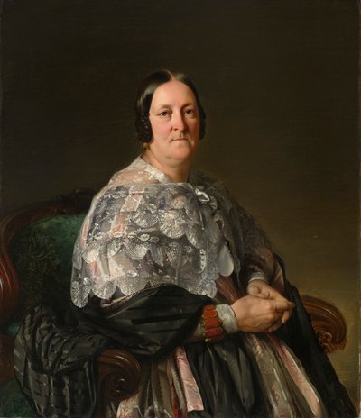 Portræt af Maria Theresia Freiin von Jakomini af Ernst Christian Moser