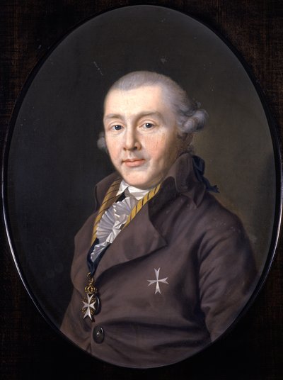 Portræt af Prins August af Sachsen-Gotha-Altenburg, 1795 af Ernst Christian Specht