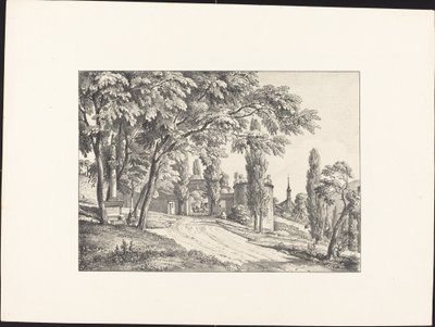 Indgang til klostergården af Ernst Fries