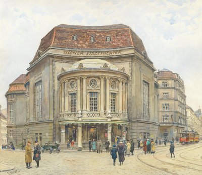 Wien byteater, 1924. af Ernst Graner