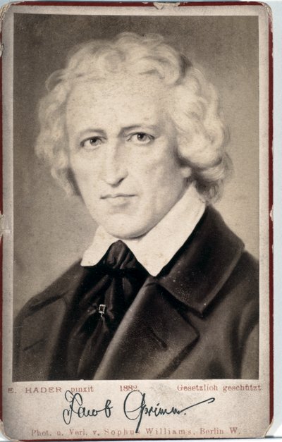 Portræt af Jacob Grimm af Ernst Hader