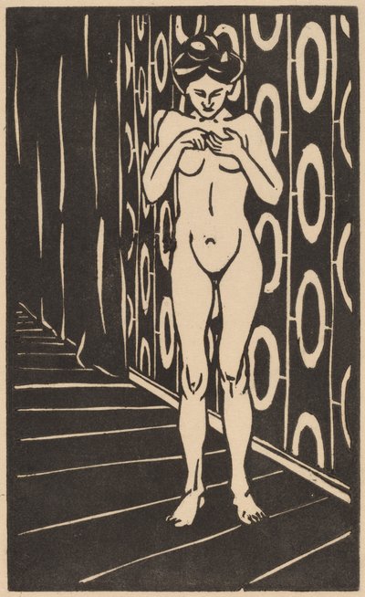 Fingerspillet, 1905. af Ernst Ludwig Kirchner