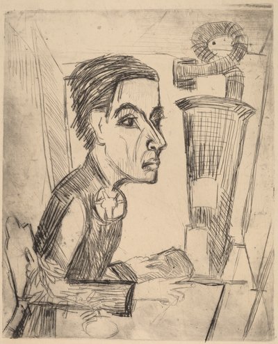 Maleren, 1923. af Ernst Ludwig Kirchner