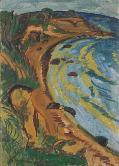 Bugt på Fehmarns kyst af Ernst Ludwig Kirchner