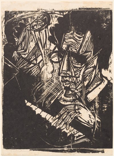 Komponist Klemperer af Ernst Ludwig Kirchner