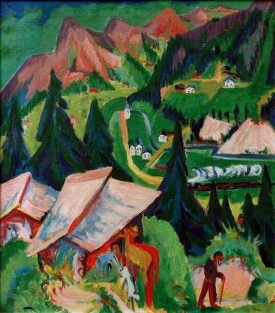 Junkerboden fra Stafel af Ernst Ludwig Kirchner