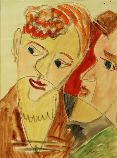 Hembusse (elskere H.) af Ernst Ludwig Kirchner