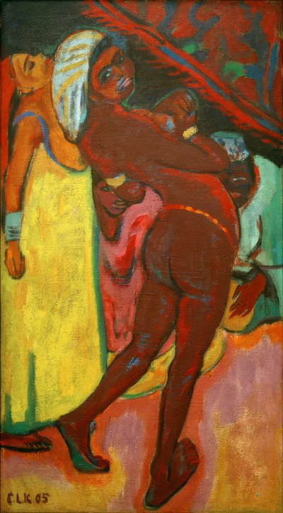 Den sorte danser af Ernst Ludwig Kirchner