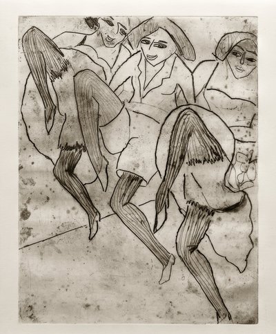 E.L. Kirchner, Hamburgere dansere af Ernst Ludwig Kirchner