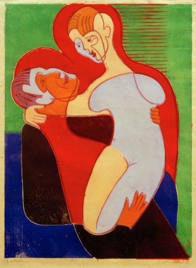 E.L. Kirchner, elskere (The Hembusse) af Ernst Ludwig Kirchner